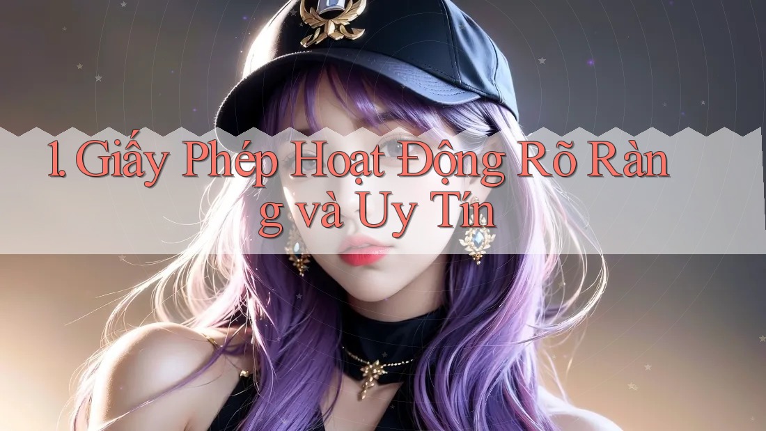 1. Giấy Phép Hoạt Động Rõ Ràng và Uy Tín