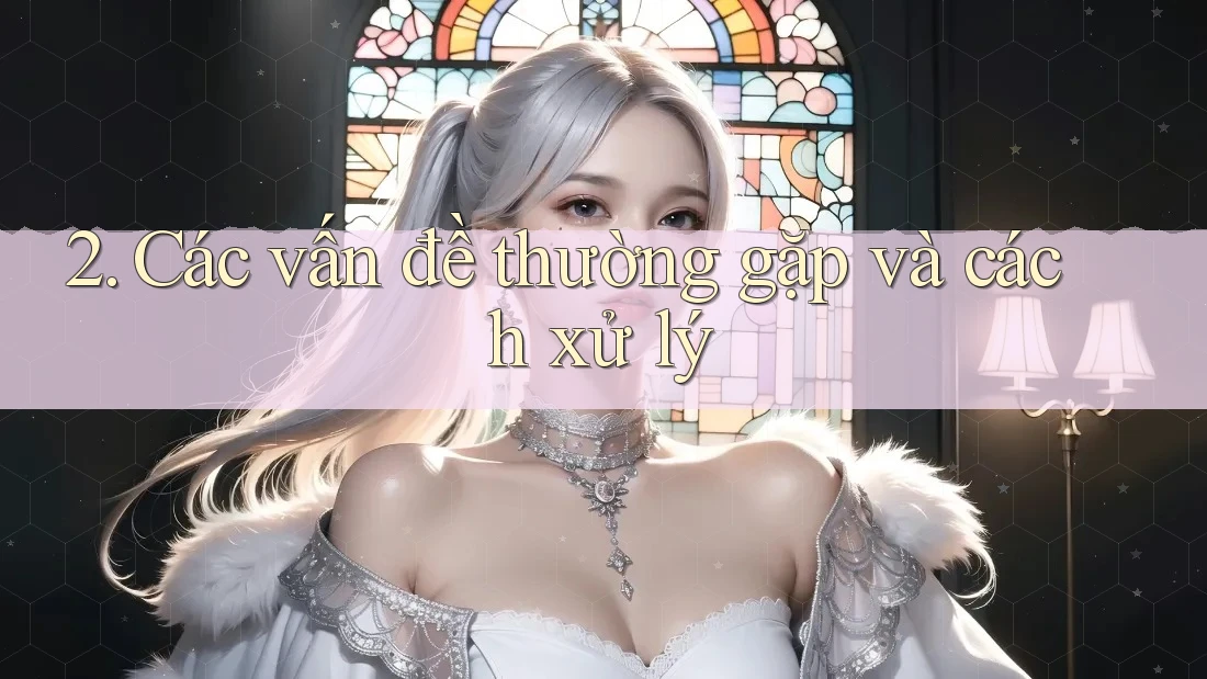 2. Các vấn đề thường gặp và cách xử lý