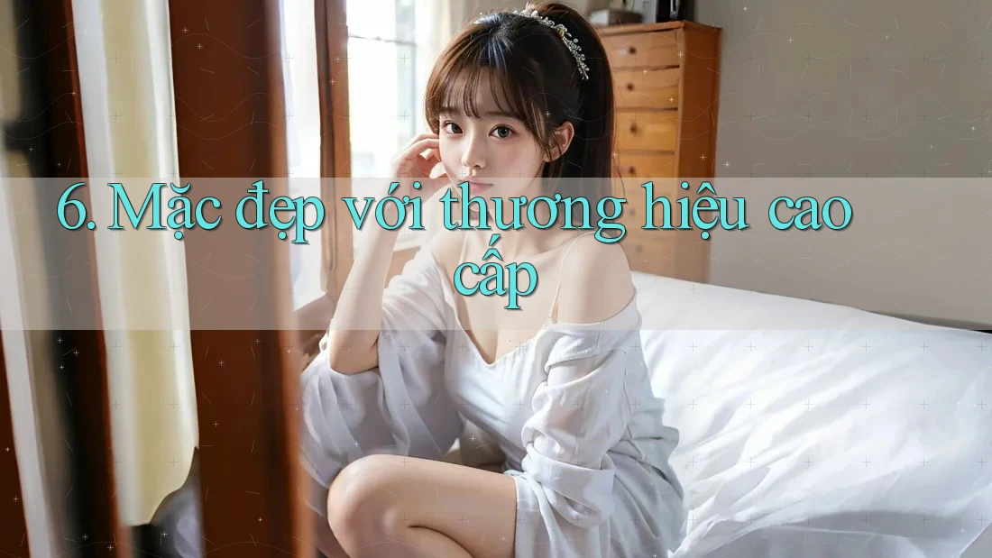 6. Mặc đẹp với thương hiệu cao cấp