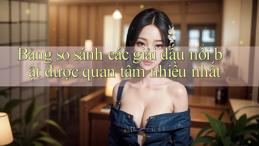 Bảng so sánh các giải đấu nổi bật được quan tâm nhiều nhất