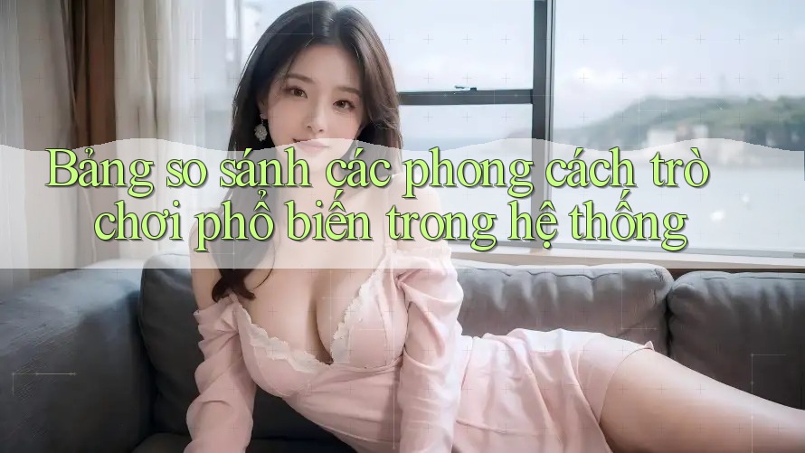 Bảng so sánh các phong cách trò chơi phổ biến trong hệ thống Bảng so sánh các phong cách trò chơi phổ biến trong hệ thống