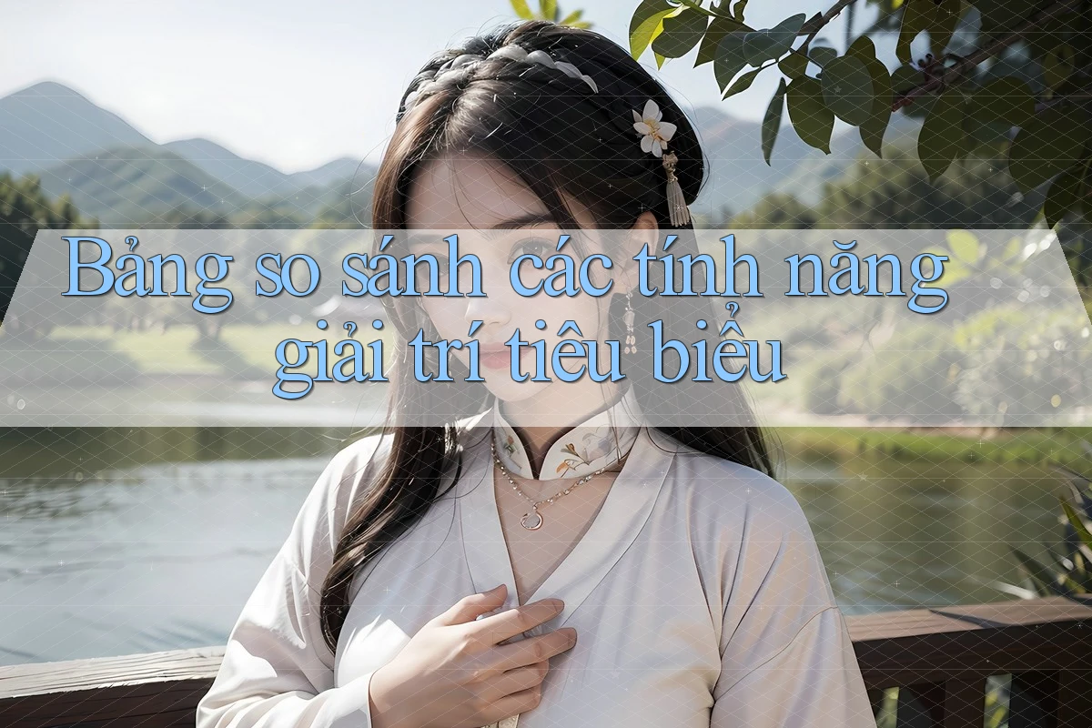 Bảng so sánh các tính năng giải trí tiêu biểu Bảng so sánh các tính năng giải trí tiêu biểu