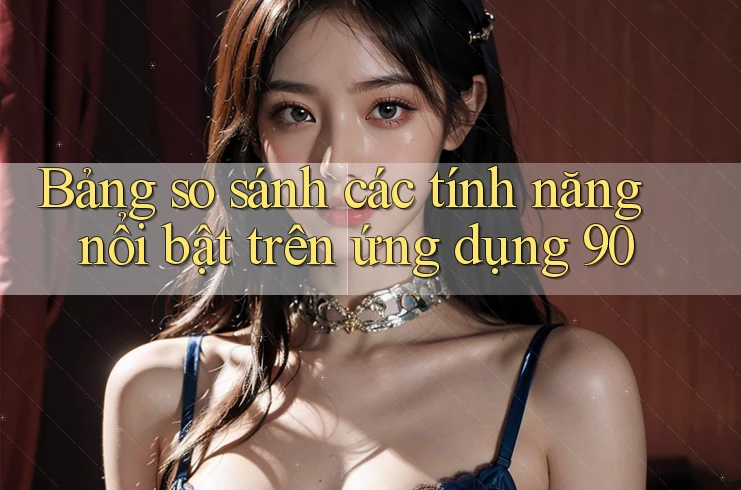 Bảng so sánh các tính năng nổi bật trên ứng dụng 90 Bảng so sánh các tính năng nổi bật trên ứng dụng 90