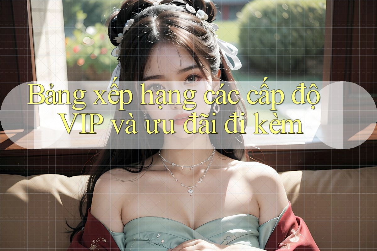 Bảng xếp hạng các cấp độ VIP và ưu đãi đi kèm
