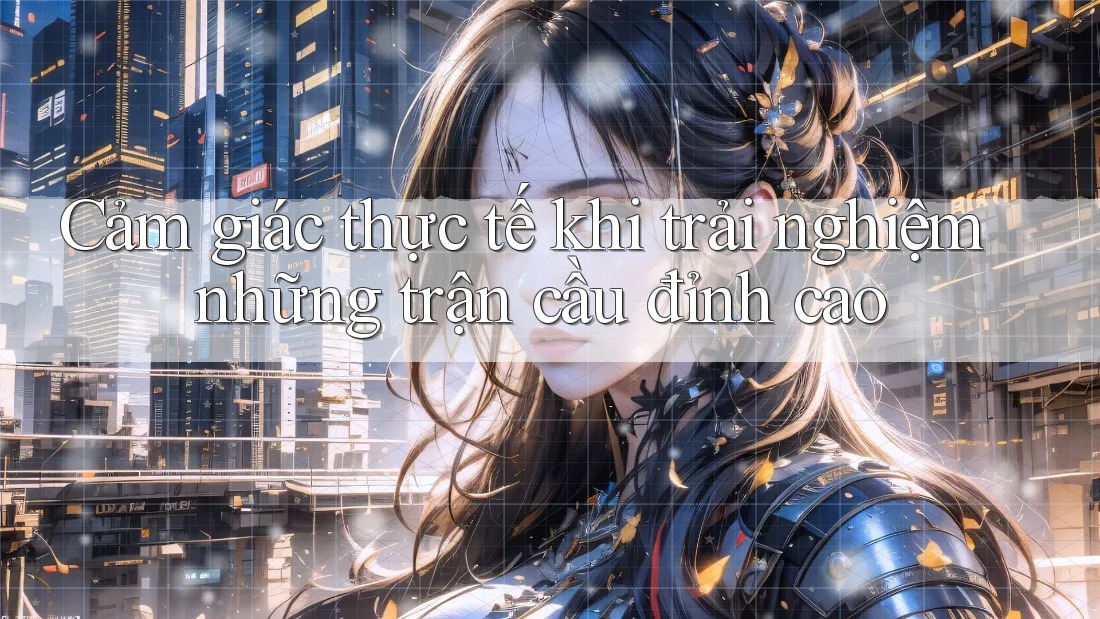 Cảm giác thực tế khi trải nghiệm những trận cầu đỉnh cao