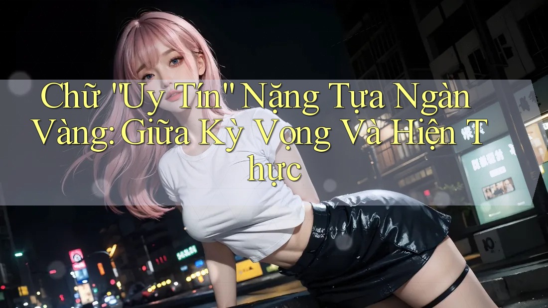 Chữ “Uy Tín” Nặng Tựa Ngàn Vàng: Giữa Kỳ Vọng Và Hiện Thực Chữ “Uy Tín” Nặng Tựa Ngàn Vàng: Giữa Kỳ Vọng Và Hiện Thực