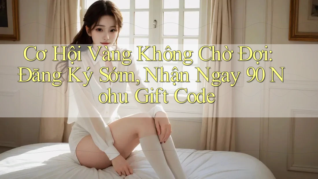 Cơ Hội Vàng Không Chờ Đợi: Đăng Ký Sớm, Nhận Ngay 90 Nohu Gift Code Cơ Hội Vàng Không Chờ Đợi: Đăng Ký Sớm, Nhận Ngay 90 Nohu Gift Code