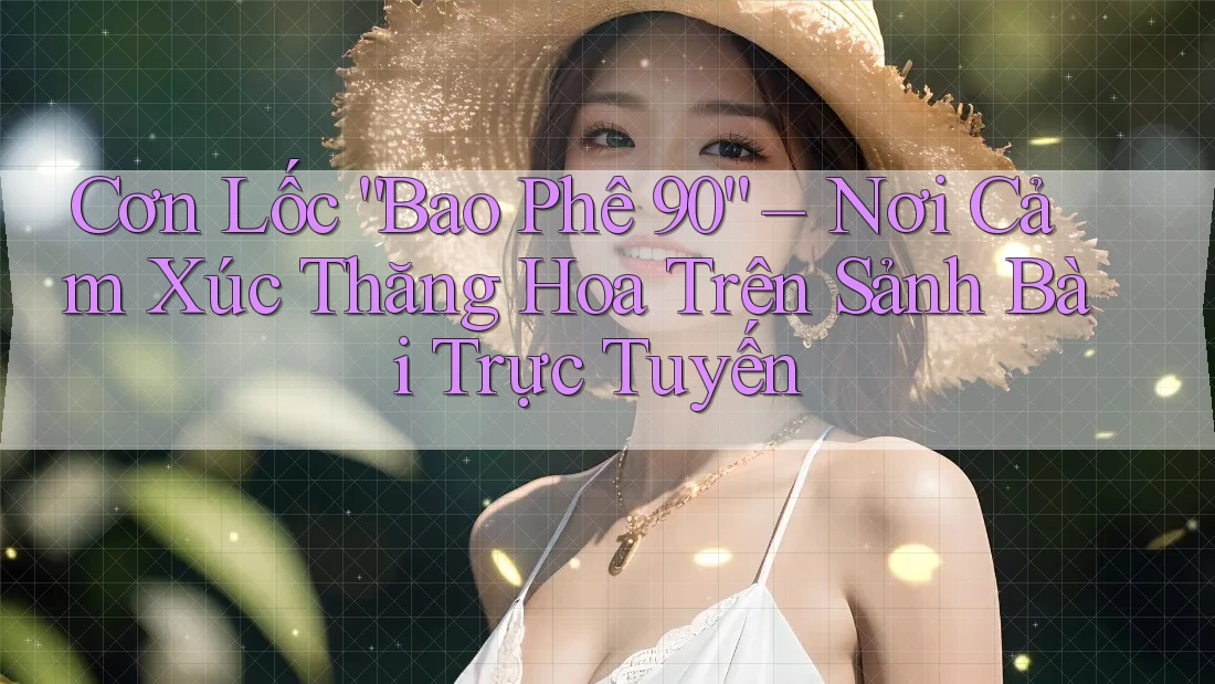 Cơn Lốc “Bao Phê 90” – Nơi Cảm Xúc Thăng Hoa Trên Sảnh Bài Trực Tuyến Cơn Lốc “Bao Phê 90” – Nơi Cảm Xúc Thăng Hoa Trên Sảnh Bài Trực Tuyến