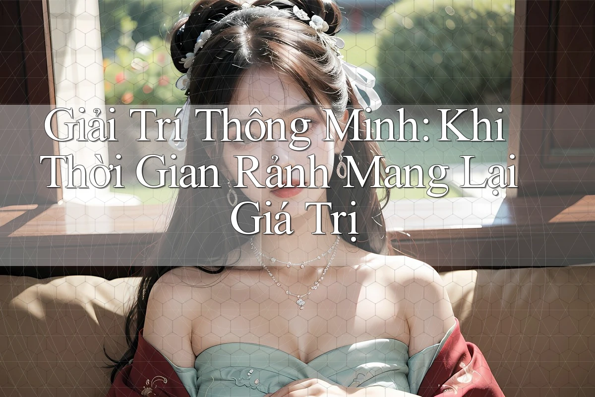 Giải Trí Thông Minh: Khi Thời Gian Rảnh Mang Lại Giá Trị