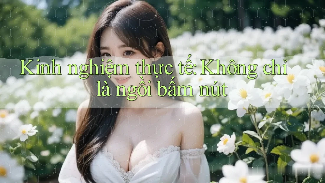 Kinh nghiệm thực tế: Không chỉ là ngồi bấm nút Kinh nghiệm thực tế: Không chỉ là ngồi bấm nút