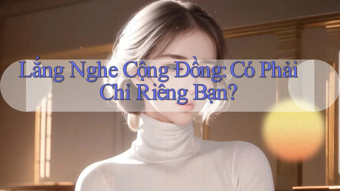 Lắng Nghe Cộng Đồng: Có Phải Chỉ Riêng Bạn? Lắng Nghe Cộng Đồng: Có Phải Chỉ Riêng Bạn?