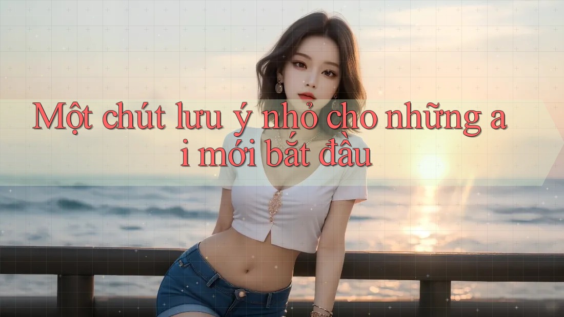 Một chút lưu ý nhỏ cho những ai mới bắt đầu