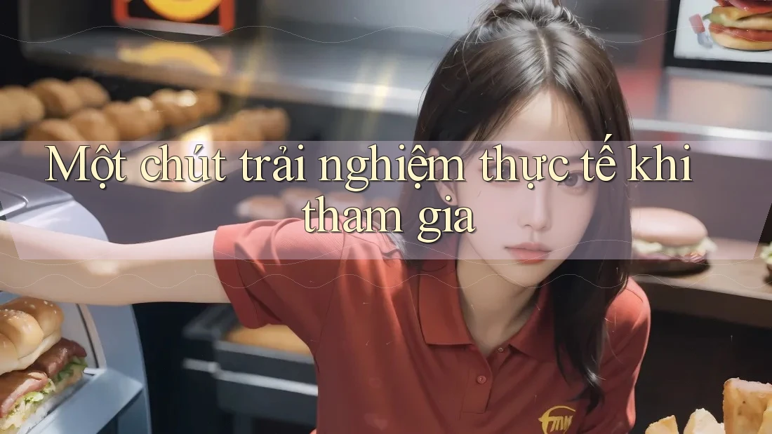 Một chút trải nghiệm thực tế khi tham gia