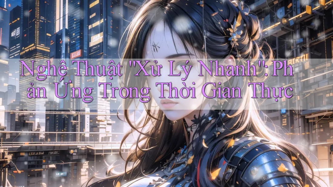 Nghệ Thuật “Xử Lý Nhanh”: Phản Ứng Trong Thời Gian Thực Nghệ Thuật “Xử Lý Nhanh”: Phản Ứng Trong Thời Gian Thực