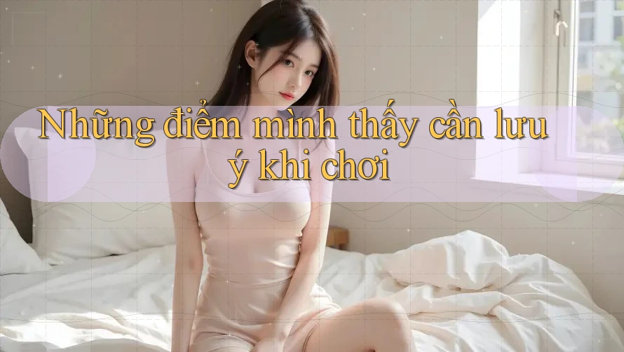 Những điểm mình thấy cần lưu ý khi chơi