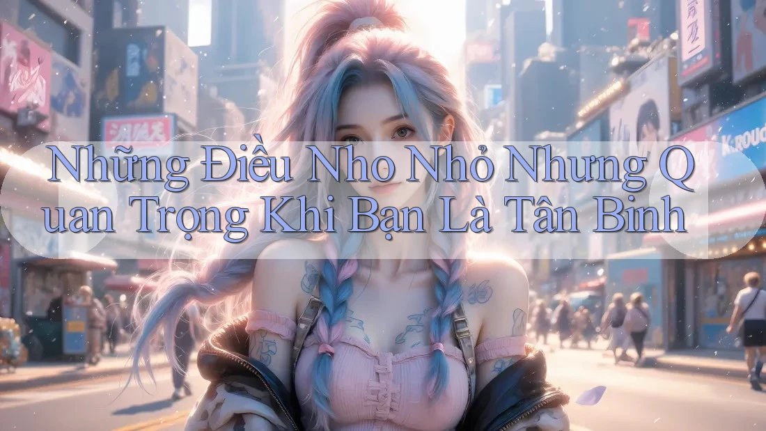 Những Điều Nho Nhỏ Nhưng Quan Trọng Khi Bạn Là Tân Binh