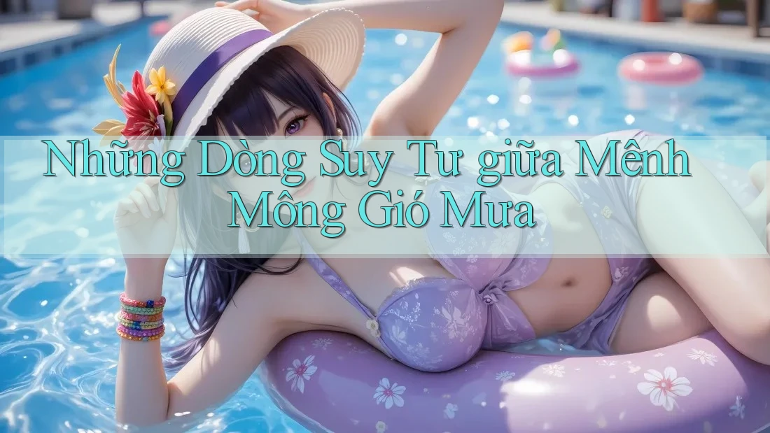 Những Dòng Suy Tư giữa Mênh Mông Gió Mưa Những Dòng Suy Tư giữa Mênh Mông Gió Mưa