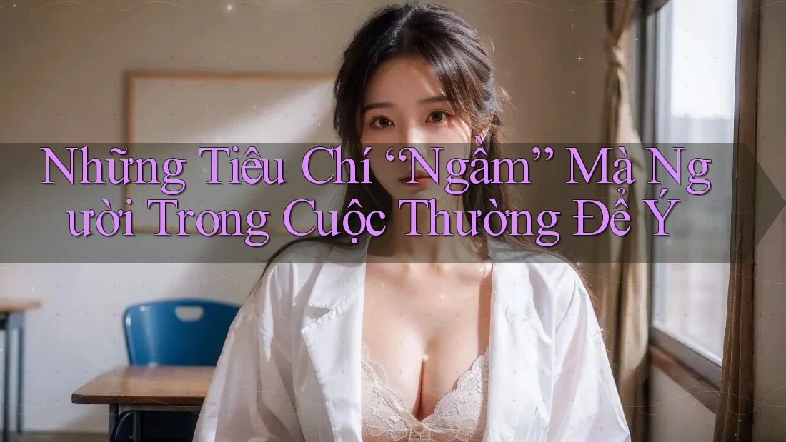Những Tiêu Chí “Ngầm” Mà Người Trong Cuộc Thường Để Ý