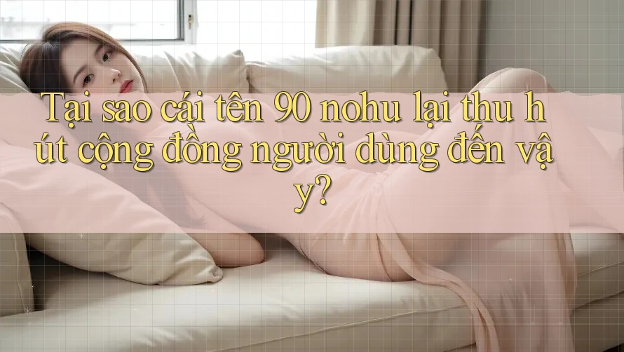 Tại sao cái tên 90 nohu lại thu hút cộng đồng người dùng đến vậy? Tại sao cái tên 90 nohu lại thu hút cộng đồng người dùng đến vậy?