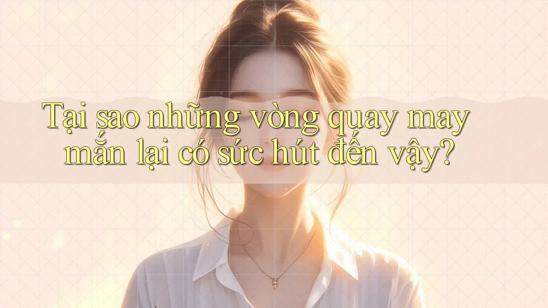 Tại sao những vòng quay may mắn lại có sức hút đến vậy? Tại sao những vòng quay may mắn lại có sức hút đến vậy?