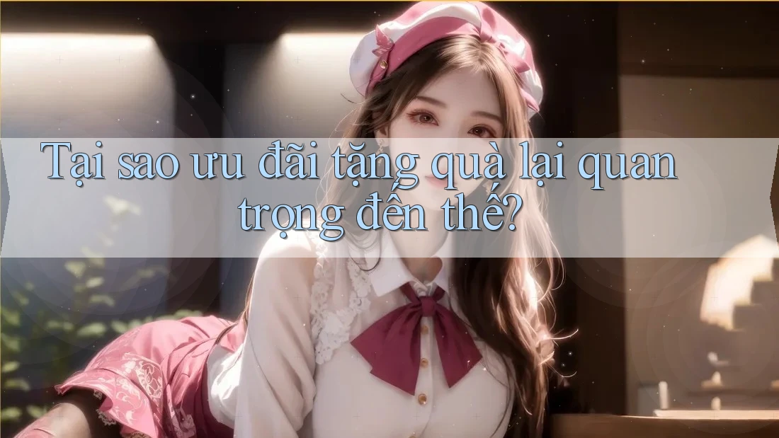 Tại sao ưu đãi tặng quà lại quan trọng đến thế? Tại sao ưu đãi tặng quà lại quan trọng đến thế?