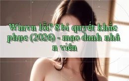 Winvn lỗi 8 bí quyết khắc phục (2026)   mạo danh nhân viên